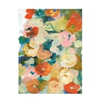 Jodi Fuchs 'Country Flowers II' Canvas Art