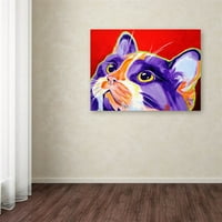 Zaštitni znak Likovna umjetnost mačka Issa umjetnost na platnu od Dawgarta