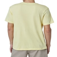 Momci Muška Super meka Heathered kratki rukav Logo džep T-Shirt