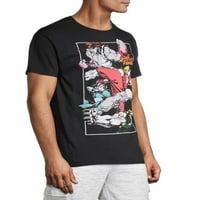 Street Fighter Cast & Action Shot muške i velike muške grafičke majice, paket