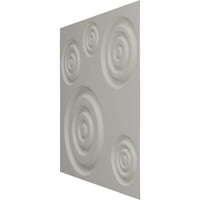 Ekena Millwork 5 8 W 5 8 H Reece EnduraWall dekorativna 3d zidna ploča, univerzalna biserna metalna morska