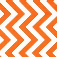 Tekstilni zanatski projekti poli pamuk CHEVRON print tkanina, narandžasta, dostupna u više boja