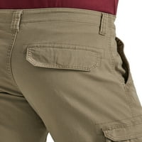 Wrangler® muške rastezljive konusne noge Regular Fit teretne pantalone