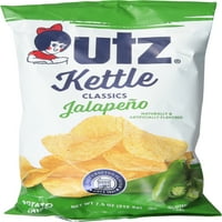 7. Oz Utz Kettle Classics Jalapeño čips od krompira