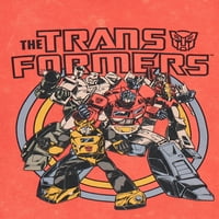 Transformers Boys Optimus Prime Grafičke Majice, 2 Pakovanja, Veličine 4-18