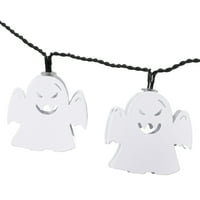 Halloween 10-Count baterije hladno bijela metalna Ghost LED svjetla