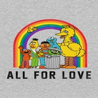 Sesame Street Boys Rainbow Mart Grafička Majica 2 Pakovanja, Veličine 4-18