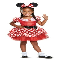 Crveni Minnie Mouse Klasični Kostim Za Malu Djecu