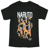 Naruto Shippuden Boys ' Uzumaki Sage Mode Fighting Ninja Poses T-Shirt