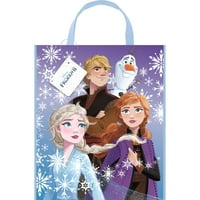 Velike plastične Disney Frozen goodie torbe, 6ct