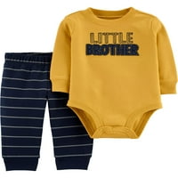 Carter's Child Of Mine Baby Boy bodi sa dugim rukavima i komplet odjeće za pantalone, set