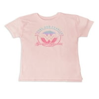 Wonder Woman djevojke jaka i neustrašiva grafička majica, veličine 4-16