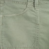 Scoop ženske skraćene prednje kargo pantalone