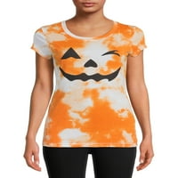 Tie Dye ženska grafička majica sa kratkim rukavima za Noć vještica