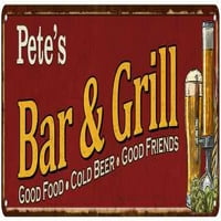Peteov bar i roštilj crveni man pećinski dekor znak 108240054107