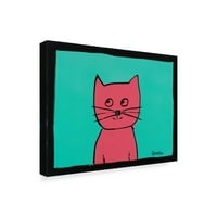 Zaštitni znak likovne umjetnosti 'ružičasta mačka' umjetnost umjetnost Brian Nash
