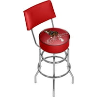 Budweiser okretna barska stolica sa leđima-Clydesdale Crvena