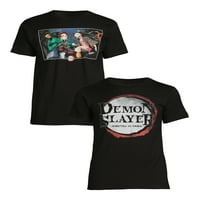 Demon Slayer muške i velike muške grafičke majice sa kratkim rukavima, 2 pakovanja, veličine S-3XL