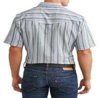 Plains Muška Zapadna košulja sa kratkim rukavima, do veličine 4XL