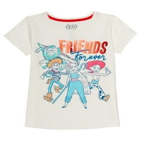 Disney Toy Story Bo Peep and Friends Glitter Graphic T-Shirt