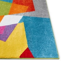 Dobro tkani Viva apstraktni moderni tepisi, višebojni