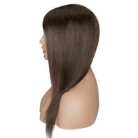 Blonde Brown Ombre ljudske kose perike kratke kovrčave bob perike za kosu karoserije ljudske kose duge ravne perike za žene