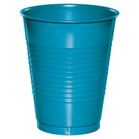 Tirkizno plave Oz plastičnih čaša za goste