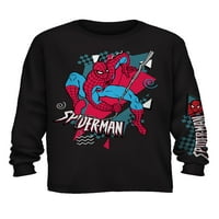 Spider-Man Boys Vintage Grafički Longsleeve T-Shirt, 2-Pack, Veličine 4-18