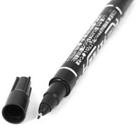 Dvostruka marker Crna Tinta vodootporna olovka za označavanje učenika službenika