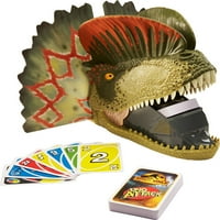 UNO Attack Jurassic World Domination kartaška igra za djecu sa pokretačem karata dinosaurusa