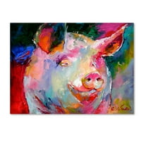 Zaštitni znak likovne umjetnosti 'Art Pig 1' platno Art Richard Wallich