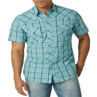 Wrangler Muška Zapadna košulja sa kratkim rukavima, veličine s-5XL