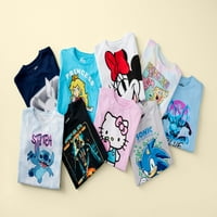 SANRIO Djevojke Hello Kitty Grafička Majica, Veličine 4-18