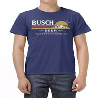 Busch pivo Muška glava za planine grafički čaj kratkih rukava, veličine S-XL