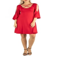 Udobna odjeća Ženska haljina koljena duljina koljena