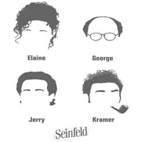 Seinfeld muške kratke rukave grafičke majice veličine S-XL, Seinfeld majice