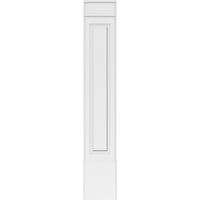 12W 72H 2P podignuta ploča PVC Pilaster sa dekorativnim kapitalom i bazom
