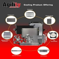 Agility Auto dijelovi sklop ventilatora za hlađenje motora za Mitsubishi specifične modele