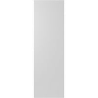 Ekena Millwork 3 4 W 58 H True Fit PVC dvokatna spojena ploča-N-letve roletne w Z-Bar, Bijela