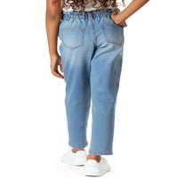 Lilgiuy Women Moda Ležerne prilike za ispis Preklopite hlače pune dužine hlače hlače taktičke planinarske